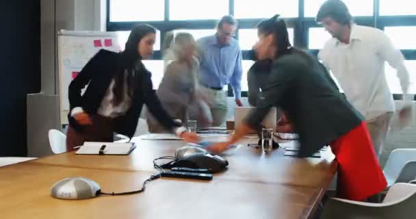 Бізнес-керівників під час зустрічі — стокове відео