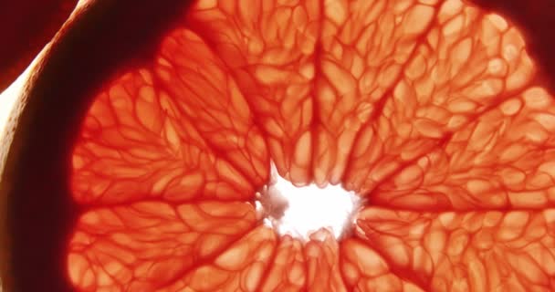一半的血橙 — 图库视频影像