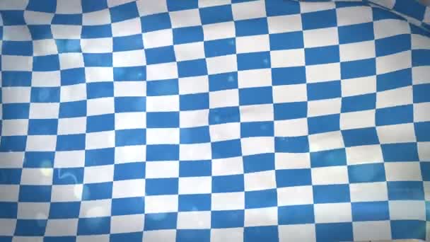 Oktoberfest vlag zwaaien — Stockvideo