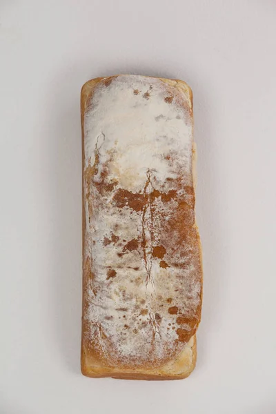 Bread loaf on white background — Stock Photo, Image