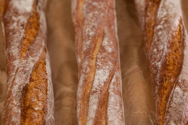 Close-up de baguetes frescas — Fotografia de Stock