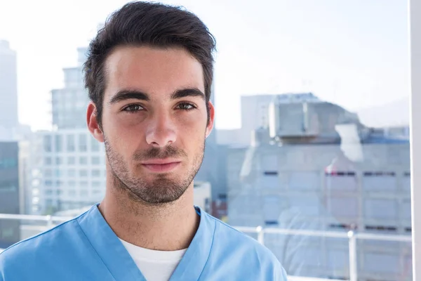 Handsome surgeon in clinic — Stock Photo, Image