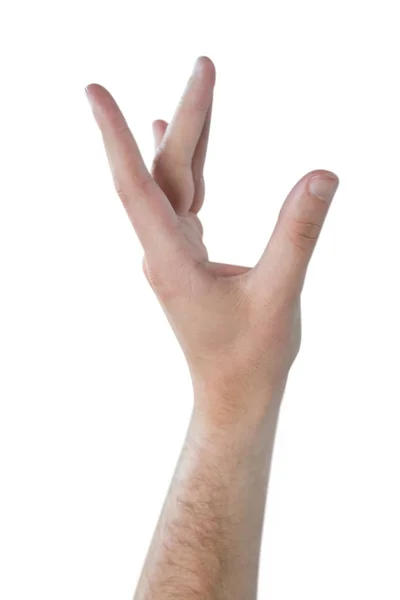 Primer plano del gesto de las manos — Foto de Stock