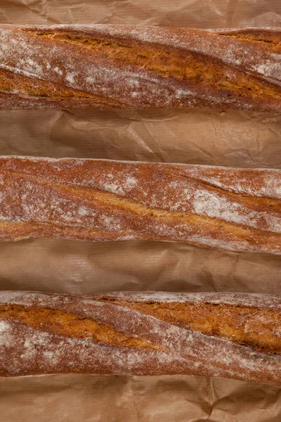 Close-up van verse baguettes — Stockfoto