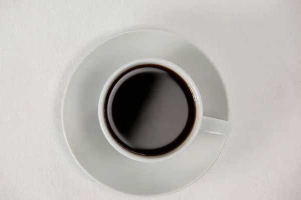 杯碟上咖啡 — 图库照片
