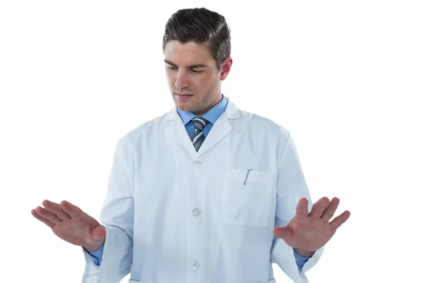 Male doctor gesturing — Stock Photo, Image