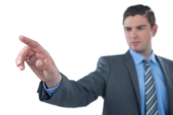 Businessman using digital screen — Stock Photo, Image