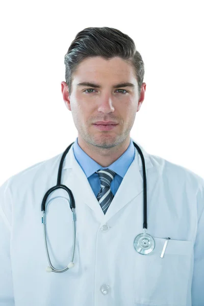Портрет доктора со стетоскопом — стоковое фото