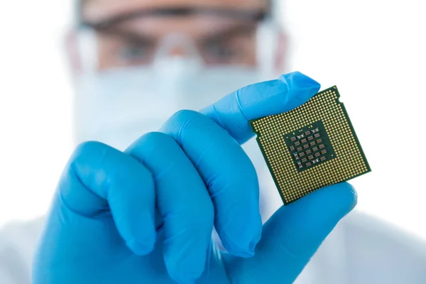 Orvos üzem elektronikus chip — Stock Fotó