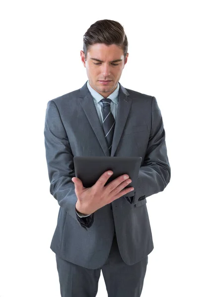 Businessman using a digital tablet — Stock Photo, Image