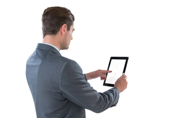 Empresario usando una tableta digital —  Fotos de Stock