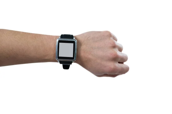 Man showing smart watch — Stock Photo, Image