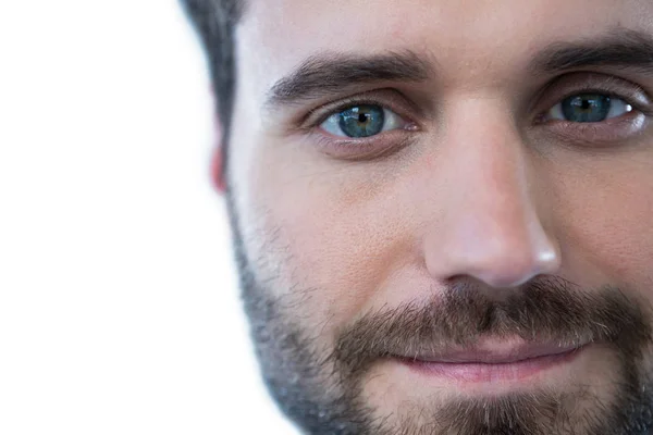 Man with green eyes — Stock Photo, Image