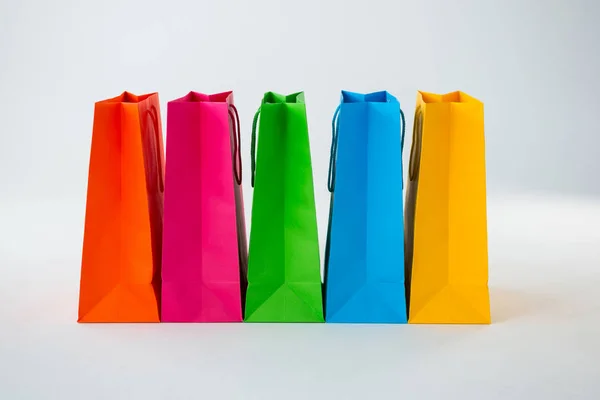 Bolsas de compras coloridas —  Fotos de Stock