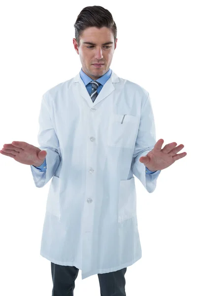 Male doctor gesturing — Stock Photo, Image