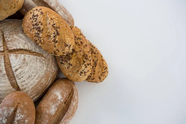 Close-up of various bread loaves — Stock Photo, Image