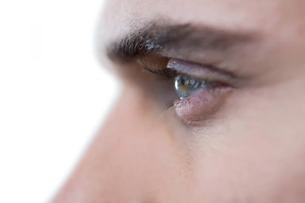 Man with green eyes — Stock Photo, Image