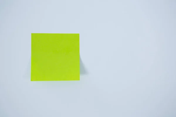 Nota adesiva verde — Fotografia de Stock