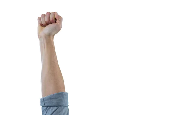 Clenched fist of a man — Stock Photo, Image