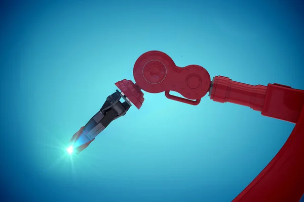 Red robot claw — Stock Photo, Image