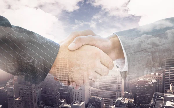 Business people shaking hands — Stock Photo, Image