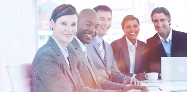 Business group showing diversity in a meeting — Stock Photo, Image