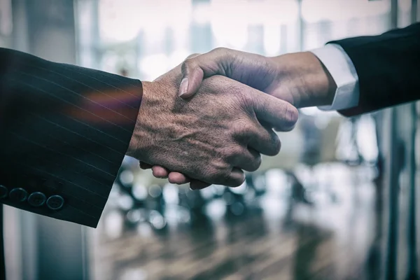 Business people dealing by shaking hands — Stock Photo, Image