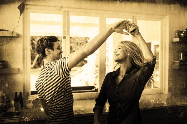 Cute couple dancing — Stock Photo, Image