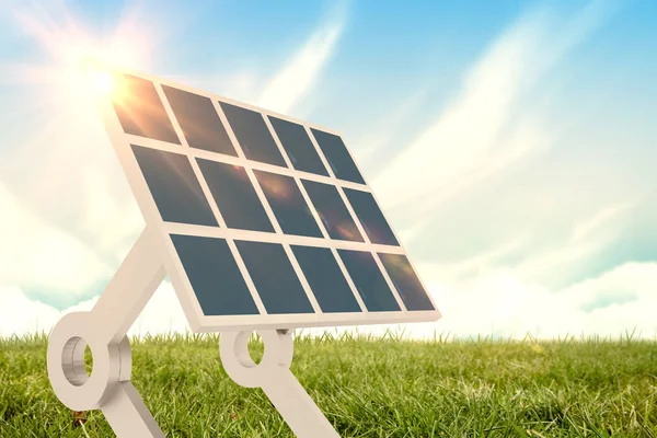 Förnybar energi utrustning 3d — Stockfoto