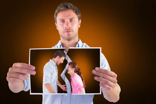 Couple arguing with each other — Stock Photo, Image