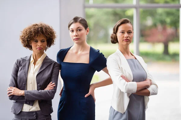 Confident and beautiful business executives — Stock Photo, Image