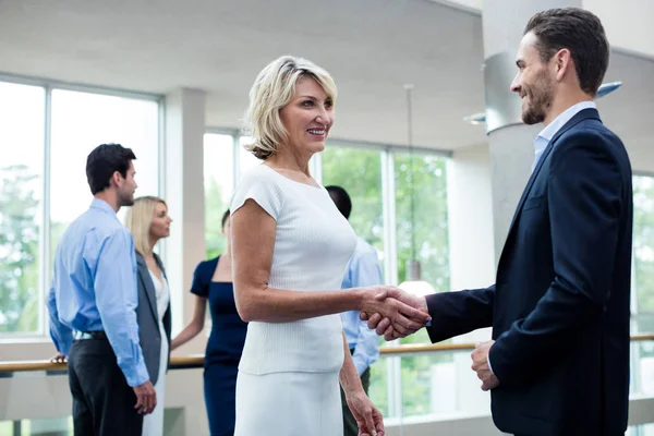 Dirigenti d'azienda che si stringono la mano — Foto Stock