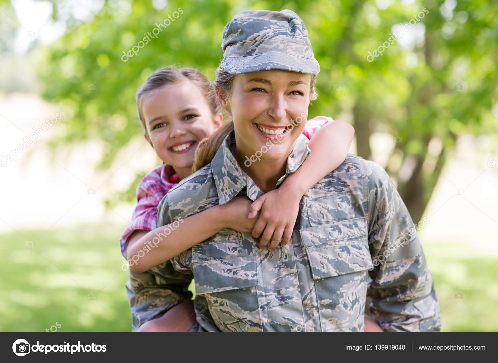 Man Giving Piggyback Ride To Woman At Park Art Print