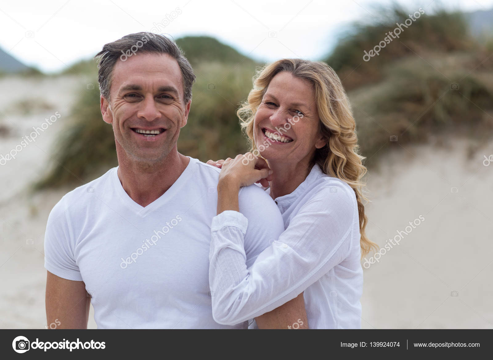 Mature Couple Standing