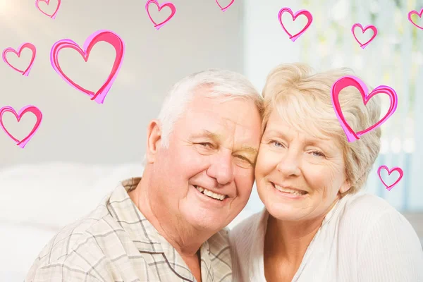 Lyckliga äldre par — Stockfoto