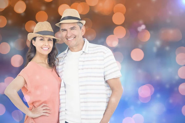 Retrato de pareja sonriente —  Fotos de Stock