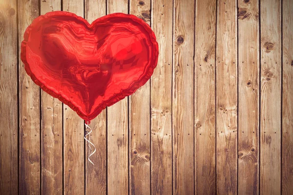 Red heart balloon — Stock Photo, Image