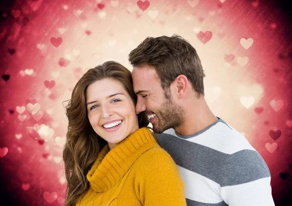 Romantic couple embracing each other — Stock Photo, Image