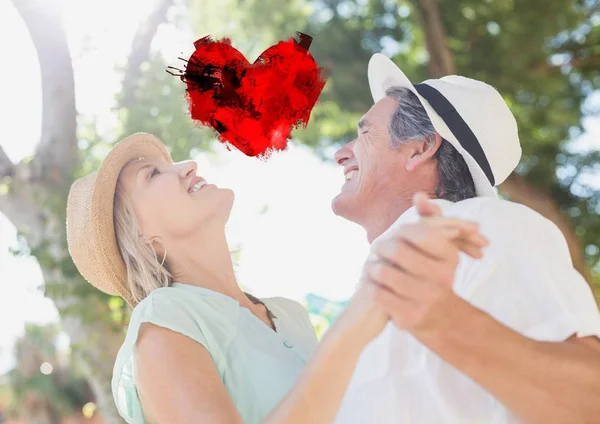 Mature couple dancing — Stock Photo, Image