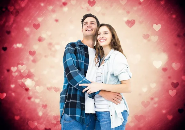 Happy couple embracing each other — Stock Photo, Image