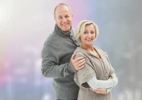 Digital composite of loving couple — Stock Photo, Image