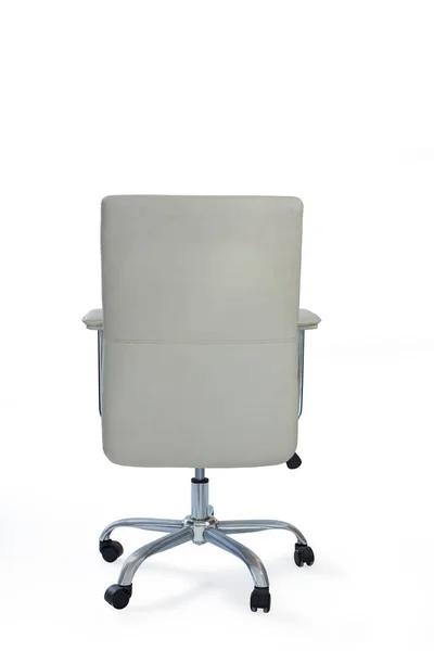 Wheeled office chair against white background — Stock Photo, Image