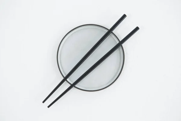 Chopsticks com tigela — Fotografia de Stock