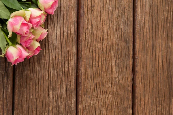 Bunch of pink roses — Stock Photo, Image