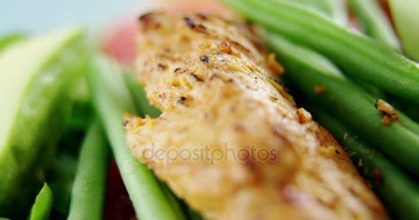 Verduras frescas picadas — Vídeos de Stock