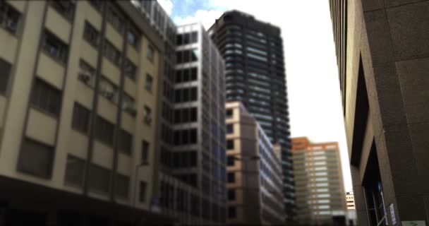 Time-lapse van commercieel gebouw — Stockvideo