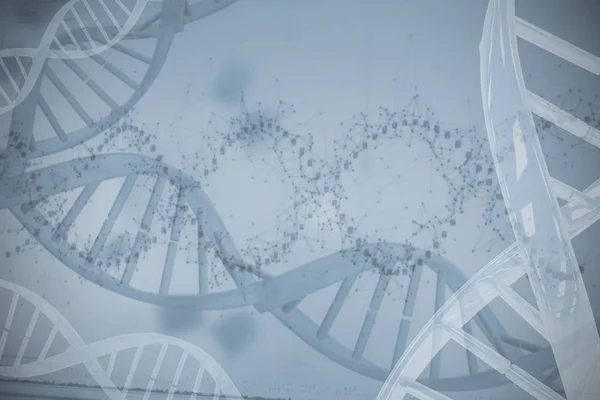 Enhetens skärm av Dna helix mönster — Stockfoto