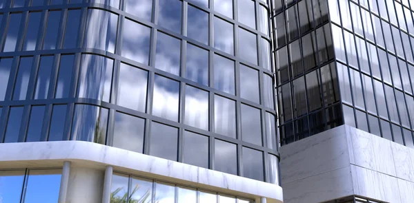 Modern building against view of sky — Stock Photo, Image