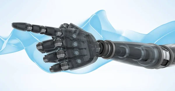 Digital composition of robot hand — Stock Photo, Image
