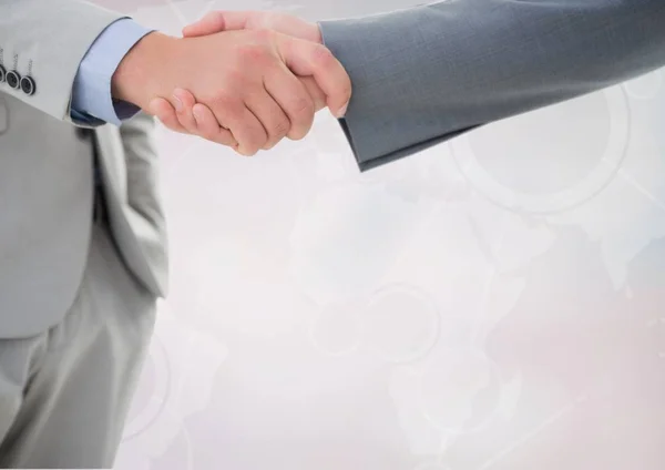 Ondernemers schudden elkaar de hand — Stockfoto